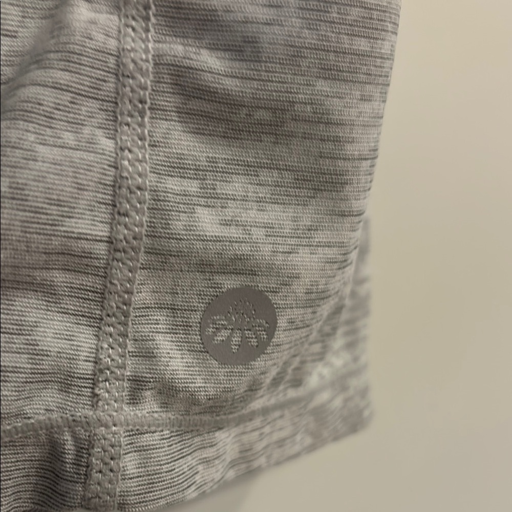 Gray Racerback Tank with Split Hem - Picture 3 of 5
